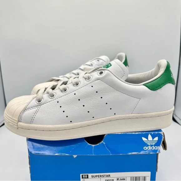 adidas gazelle silver green womens Adidas Superstar (White/Black) – Rock City Kicks